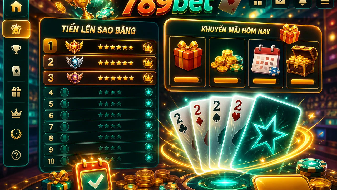 Chọn trò chơi bài hợp gu và cập nhật khuyến mãi 789bet hôm nay